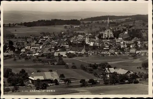 Ak Châtel St. Denis Attalens Veveyse Kanton Freiburg, Panorama
