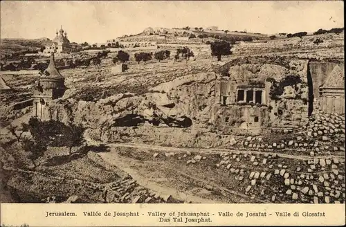 Ak Jerusalem Israel, Das Tal Josaphat