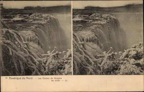 Stereo Ak Niagara Falls New York, Les Chutes du Niagara en hiver