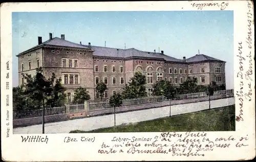 Ak Wittlich in der Eifel, Lehreseminar