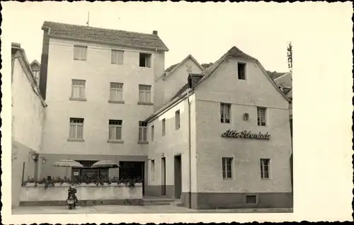 Foto Ak Burgbrohl im Landkreis Ahrweiler, Café Restaurant Pension zur alten Schmiede, Bes. Stommel