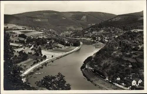 Ak Schlierbach Heidelberg am Neckar, Stadtpanorama, Flusspartie, Stift Neuburg, Stiftsmühle