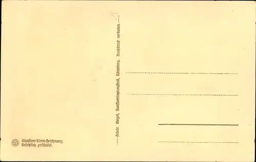 Steindruck Ak Nürnberg in Mittelfranken Bayern, Wappen, Trichter