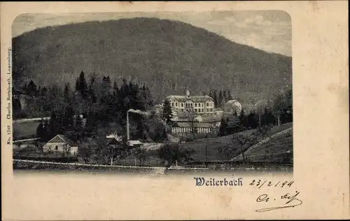 Ak Weilerbach Berdorf Luxemburg, Blick auf den Ort