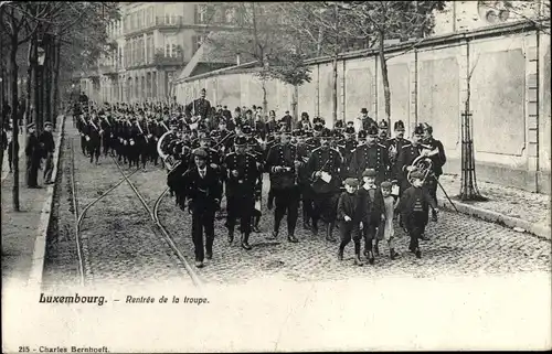 Passepartout Ak Luxemburg, Rentree de la troupe