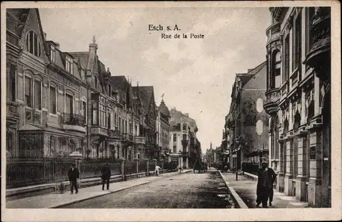 Ak Esch sur Alzette Luxemburg, Rue de la Poste