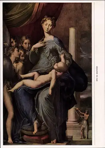 Sammelbild Die Malerei der Renaissance Gruppe 42 Bild 42 Parmigianino, Madonna