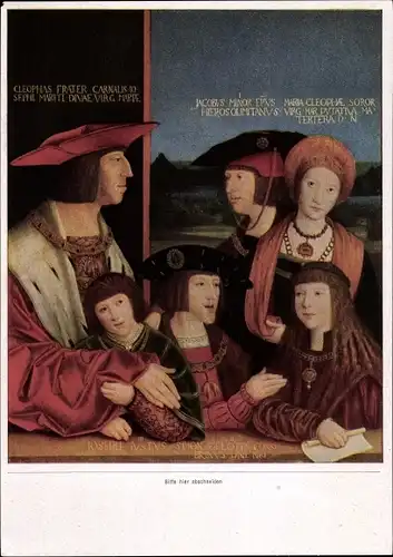 Sammelbild Die Malerei der Renaissance Gruppe 42 Bild 53 Bernhard Strigel, Kaiser Maximilian