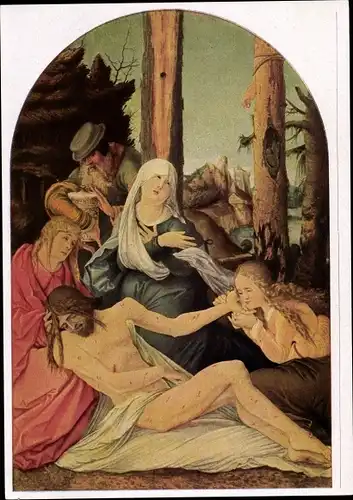 Sammelbild Die Malerei der Renaissance Gruppe 42 Bild 57 Hans Baldung, gen. Grien, Beweinung Christi