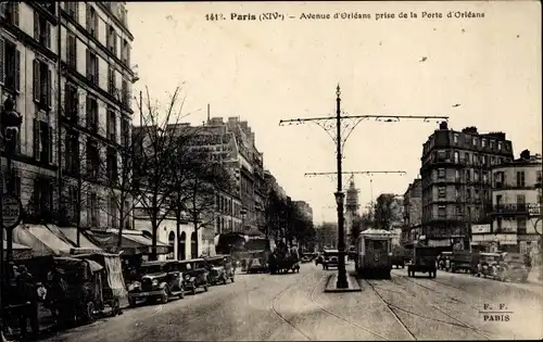 Ak Paris XIV Observatoire, Avenue d'Orléans