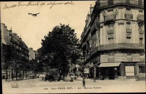 Ak Paris XVI Passy, Avenue Kléber