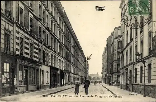 Ak Paris XV Vaugirard, Straßenpartie