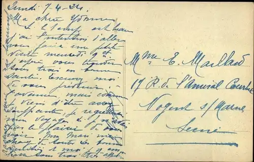 Ak Paris XV Vaugirard, Rue de Vouillé