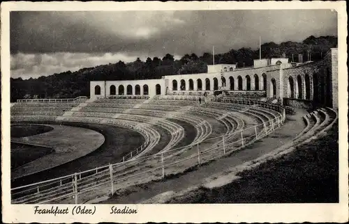Ak Frankfurt an der Oder, Stadtion, Teilansicht