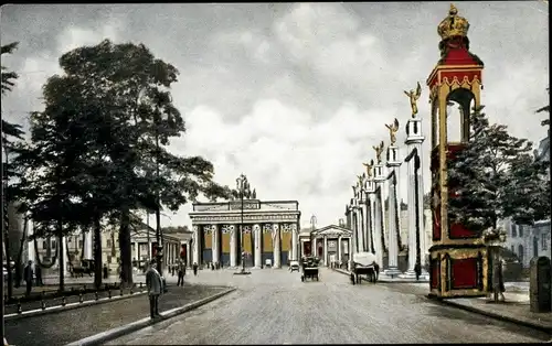 Ak Berlin Mitte, Brandenburger Tor