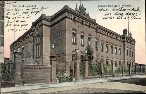 Ak Leopoldshall Staßfurt im Salzlandkreis, Verkaufs Syndikat der Kaliwerke