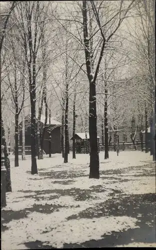 Foto Ak Gliwice Gleiwitz Schlesien, Niederländisches Lazarett im Winter 1916