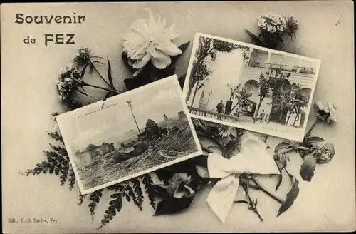 Ak Fès Fez Marokko, Marabout, Cour de l'hôpital, Krankenhaus