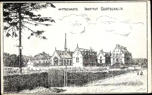 Künstler Ak Wytschaete Westflandern, Institute Godtschalck