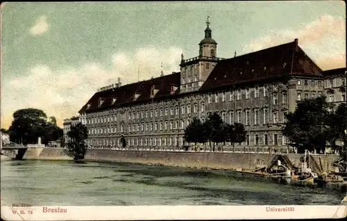 Ak Breslau Schlesien, Universität