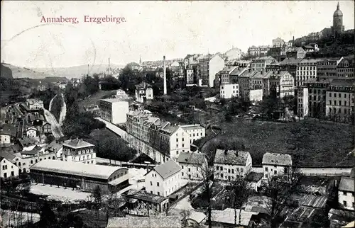 Ak Annaberg Buchholz im Erzgebirge, Stadtansicht