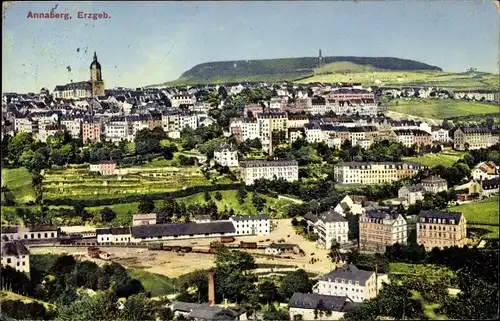 Ak Annaberg Buchholz Erzgebirge, Stadtpanorama