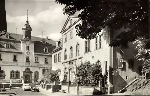 Ak Ilmenau in Thüringen, Malerischer Winkel am Marktplatz