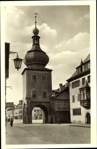 Ak Saalfeld an der Saale Thüringen, Blankenburger Tor