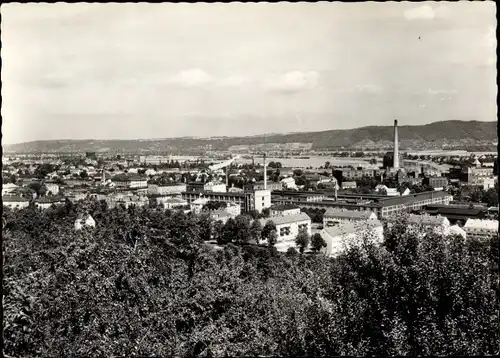 Ak Heidenau in Sachsen, Stadtpanorama, Schornsteine