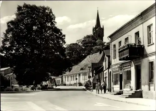 Ak Feldberg in Mecklenburg, Fürstenberger Straße