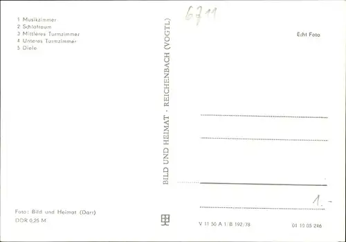 Ak Kospoda in Thüringen, Kurheim für Jugendliche, Schlafraum, Turmzimmer