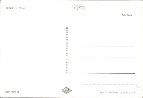 Ak Jessen an der Elster, Kinderkurheim, Garten, Schaukel