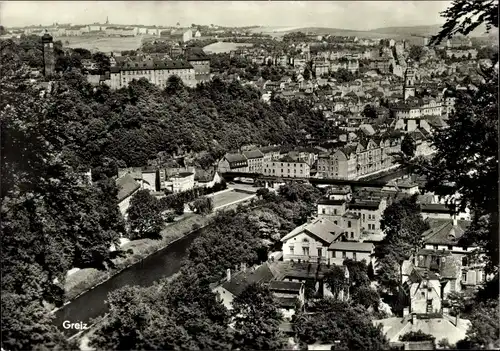 Ak Greiz im Vogtland, Panorama