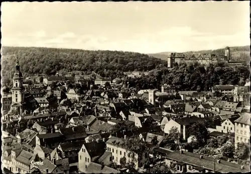 Ak Greiz im Vogtland, Panorama