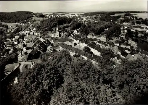 Ak Bad Lobenstein in Thüringen, Blick vom Alten Turm auf die Stadt