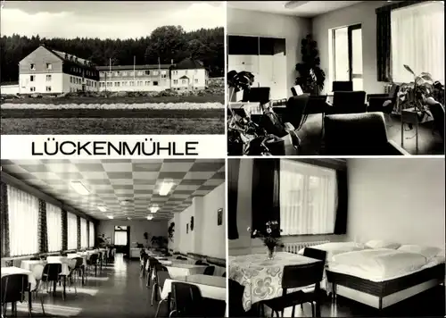 Ak Lückenmühle Remptendorf in Thüringen, Betriebsferienheim des VEB NARVA Berlin