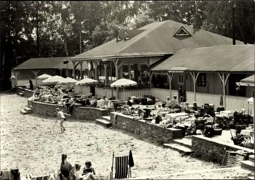 Ak Kyritz in der Prignitz, Badeanstalt Untersee