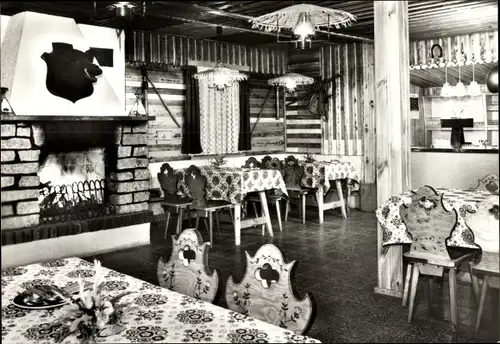 Ak Stiege Oberharz am Brocken, Konsum-Gaststätte Kreuzwegbaude, Gaststätte