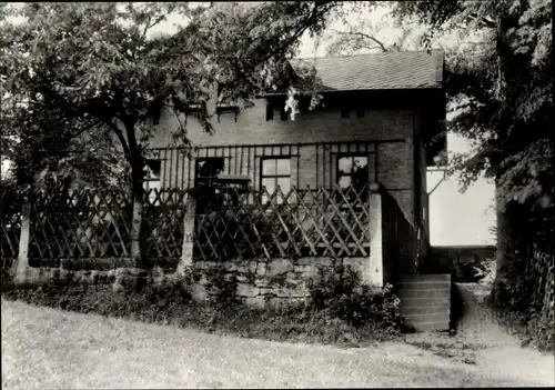 Ak Renthendorf in Thüringen, Brehm-Gedächtnisstätte, Wohnhaus von Dr. Alfred Edmund Brehm