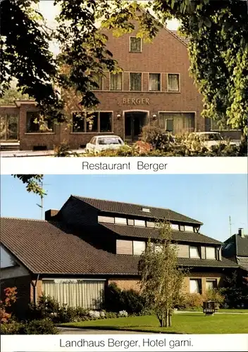 Ak Feldhausen Kirchhellen Bottrop im Ruhrgebiet, Restaurant Berger, Landhaus Berger