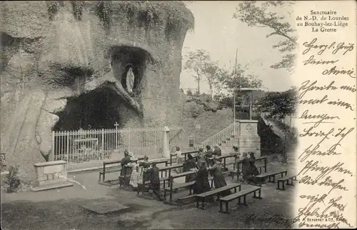 Ak Liège Lüttich Wallonien, Sanctuaire de Notre Dame de Lourdes, La Grotte