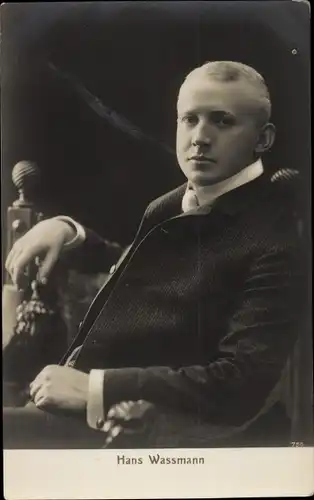 Ak Schauspieler Hans Wassmann, Portrait