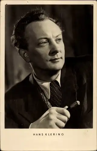 Ak Schauspieler Hans Klering, Regisseur, Portrait, DEFA Film