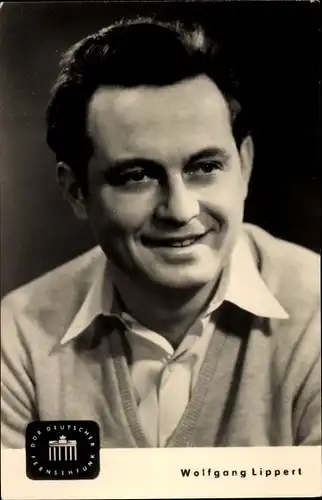 Ak Wolfgang Lippert, Portrait, Deutscher Fernsehfunk