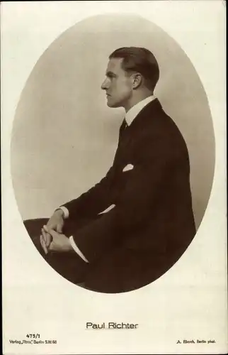 Ak Schauspieler Paul Richter, Ross Verlag 475/1