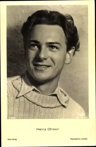 Ak Schauspieler Heinz Ohlsen, Portrait, Ross Verlag 3263/1