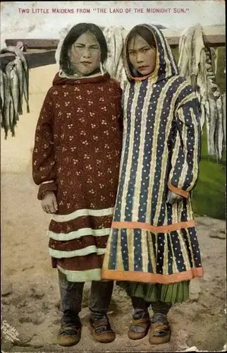 Ak Two Little Maidens from The Land of the Midnight Sun