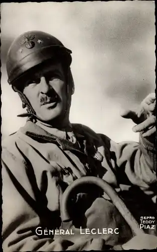 Ak General Jacques Philippe Leclerc de Hauteclocque, Portrait