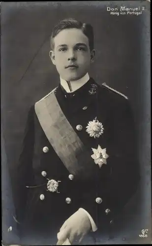 Ak Manuel II., König von Portugal