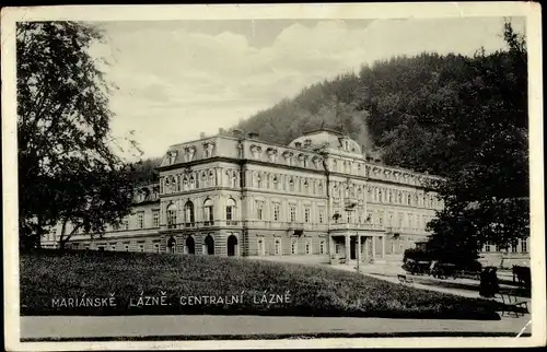 Ak Mariánské Lázně Marienbad Region Karlsbad, Centralni Lazne